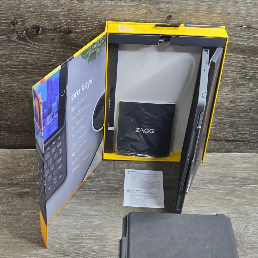 ZAGG Pro Keys Wireless Keyboard Case iPad 10.2 7/8/9th Gen Black Tested